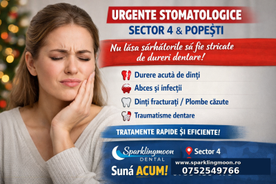 Urgențe stomatologice de sărbători: ce faci dacă te apucă durerea de dinți în Sector 4 sau Popești