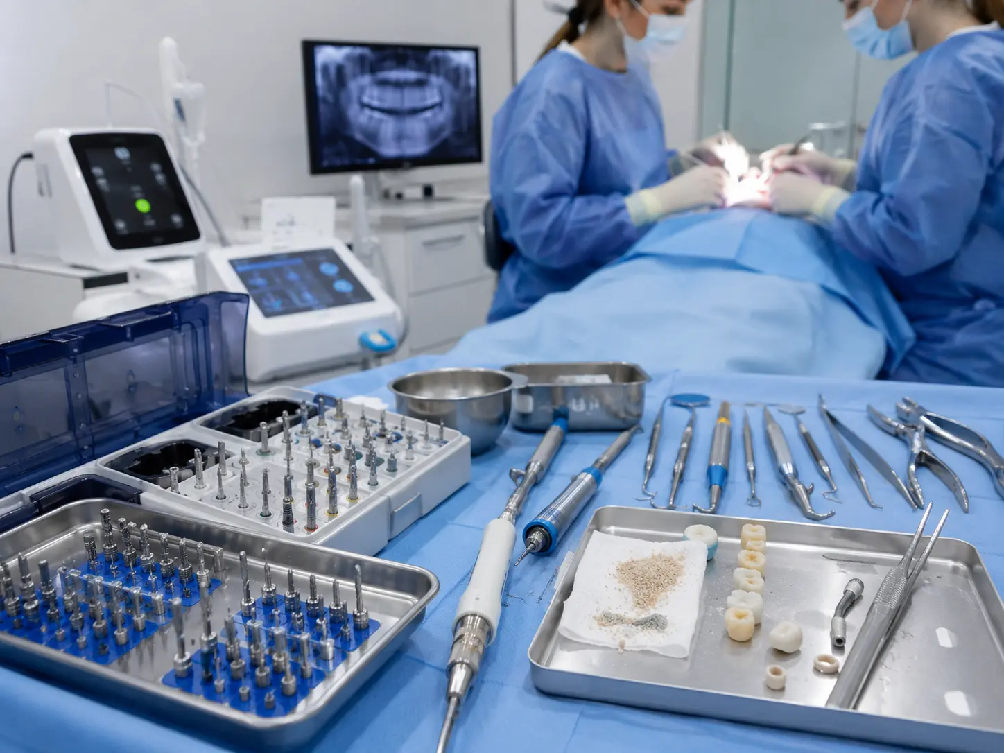 Chirurgie orală, implanturi dentare, extracții dificile, măsele de minte incluse și instrumentar chirurgical în Sector 4