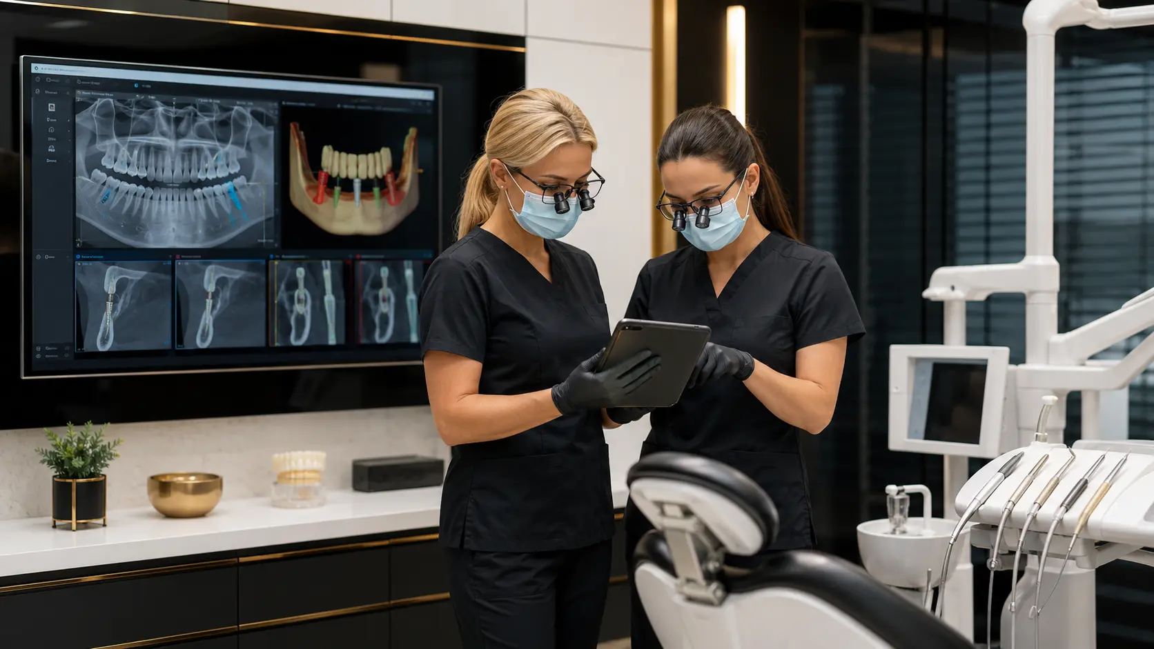 Planificare digitală pentru implanturi dentare, reabilitare orală, All-on-4, All-on-6, sinus lift și adiții osoase în Sector 4
